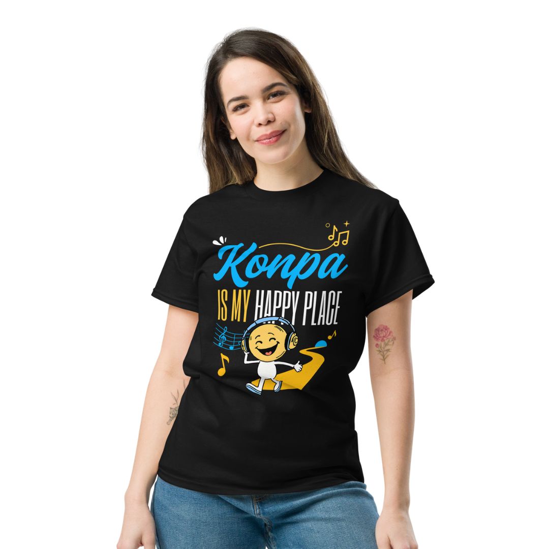Konpa is My Happy Place Unisex Unisex classic tee
