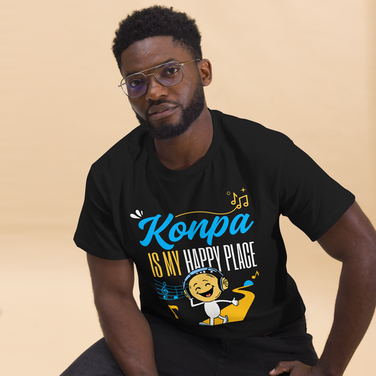 Konpa is My Happy Place Unisex Unisex classic tee