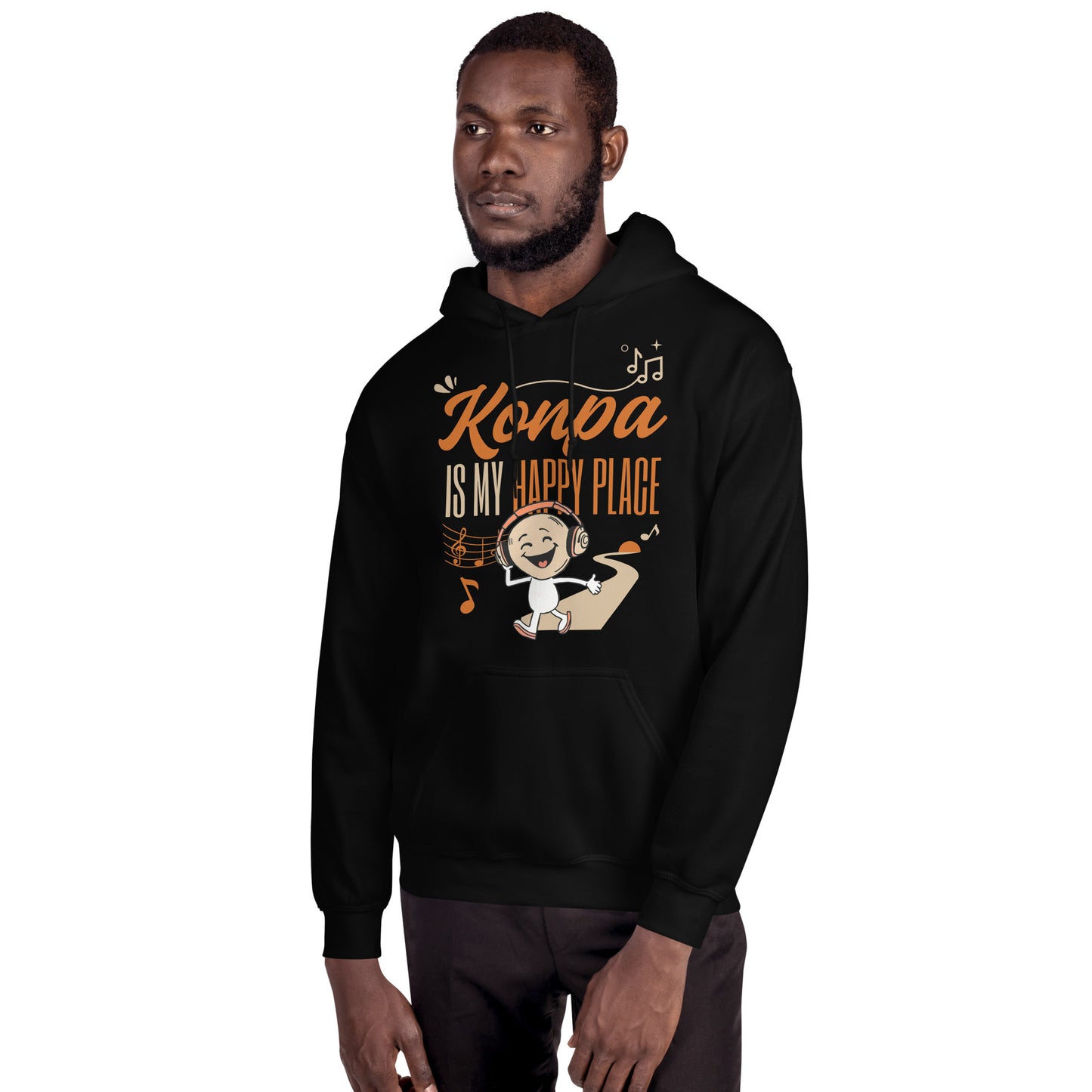 Konpa is My Happy Place Unisex Hoodie