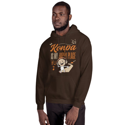 Konpa is My Happy Place Unisex Hoodie