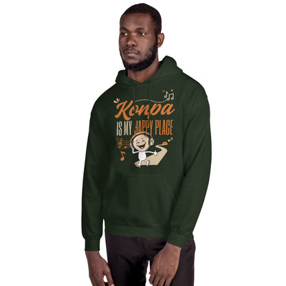 Konpa is My Happy Place Unisex Hoodie