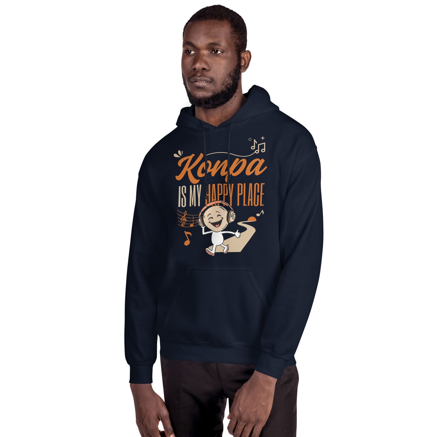 Konpa is My Happy Place Unisex Hoodie
