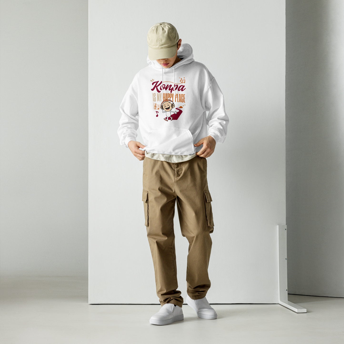 Konpa is My Happy Place Unisex Hoodie
