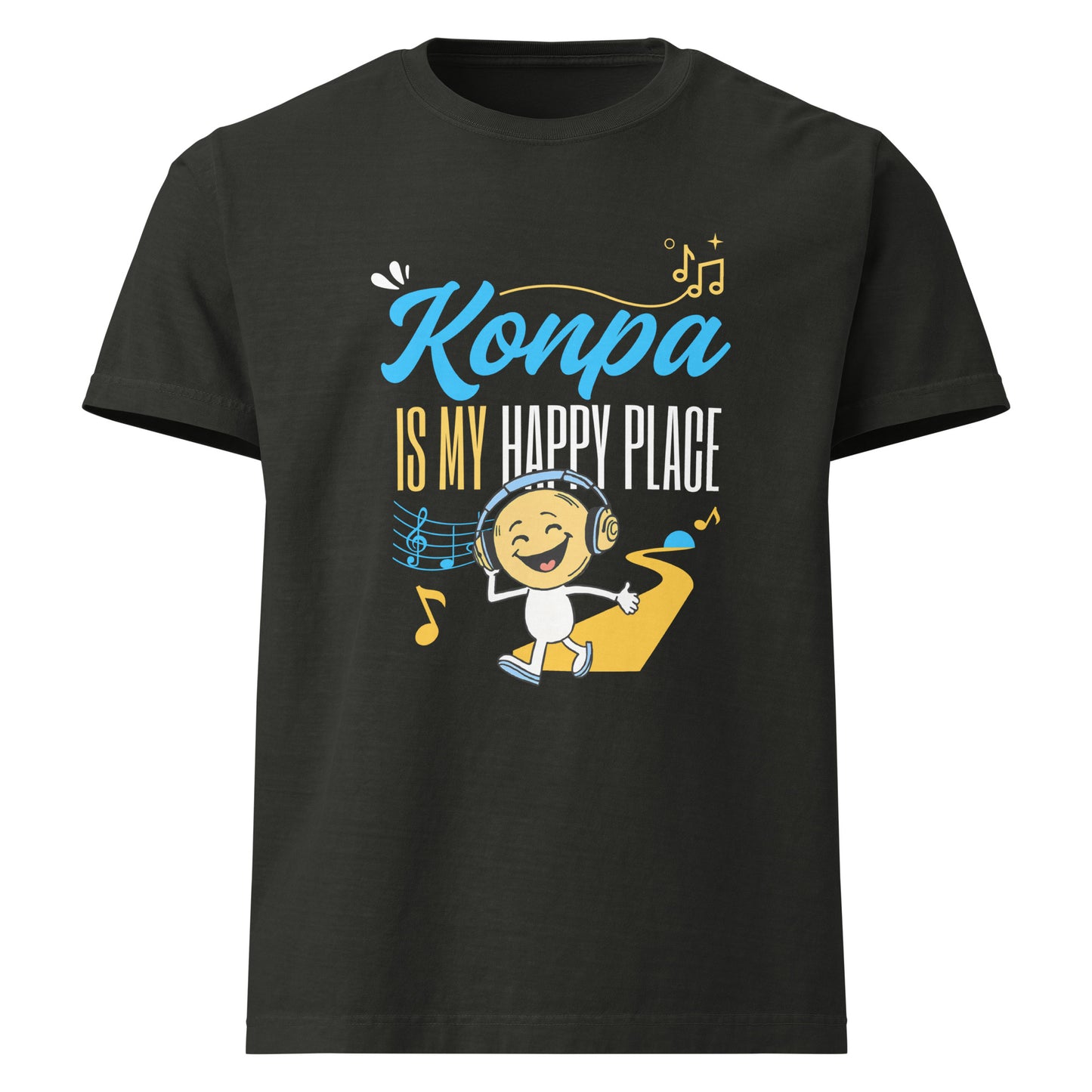 Konpa is My Happy Place Unisex oversized t-shirt