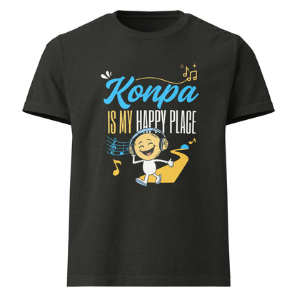 Konpa is My Happy Place Unisex oversized t-shirt