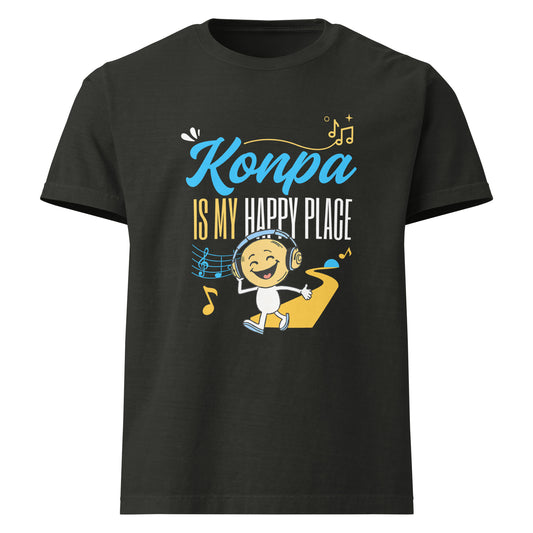 Konpa is My Happy Place Unisex oversized t-shirt