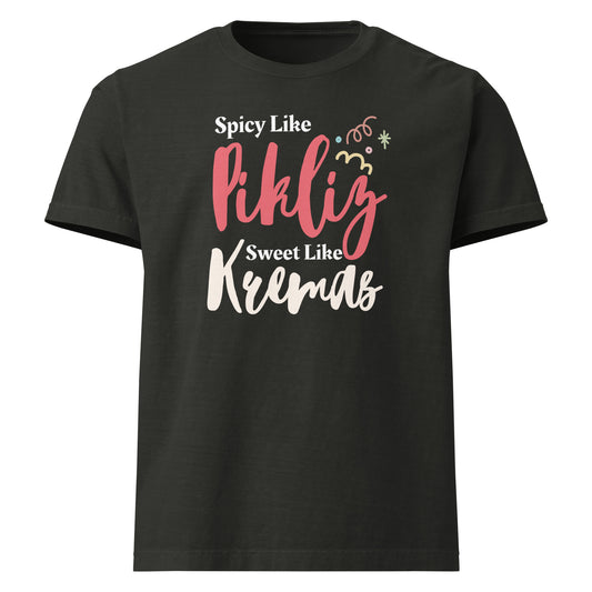 Spicy & Sweet Haitian Vibes Unisex oversized t-shirt