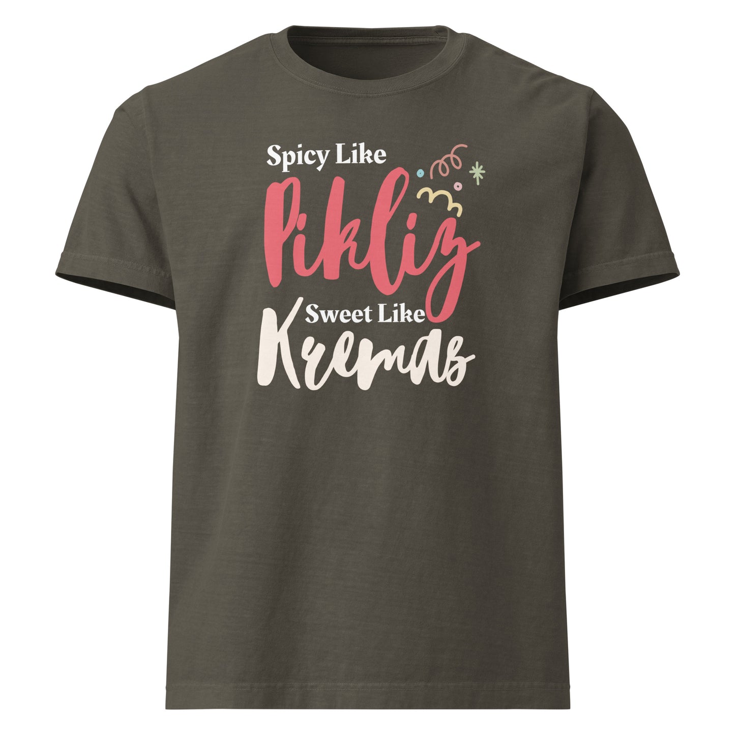 Spicy & Sweet Haitian Vibes Unisex oversized t-shirt